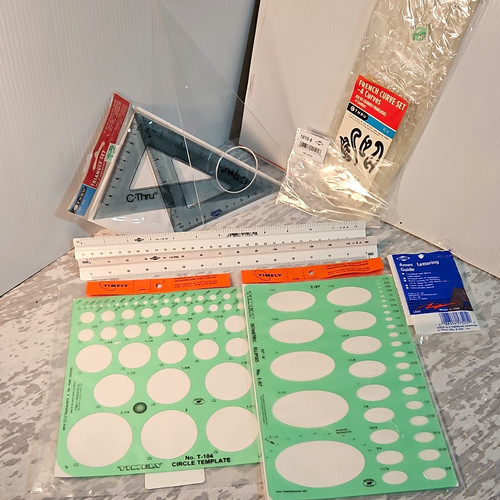 Alvin mixed drafting tools lot - mixed,