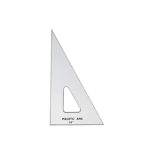 Drafting triangle inch - drafting, 14-inch
