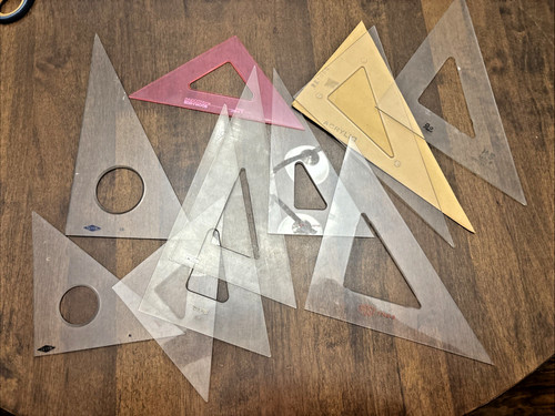 Vtg drafting guides - 10,