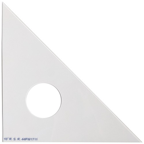 Inch 90 drafting - 10-inch, 45-45-90