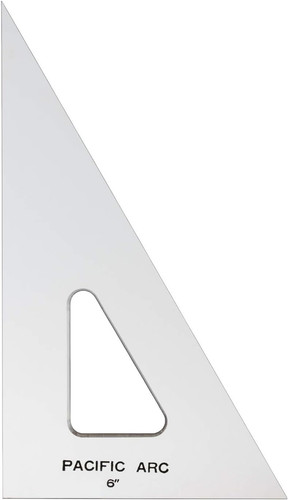 Drafting triangle inch - drafting, triangle,