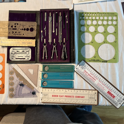 Architect drafting tools - drafting,