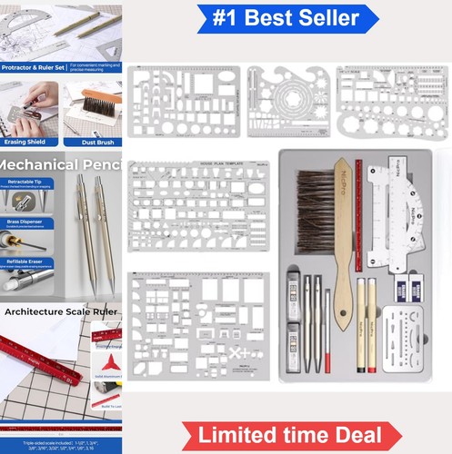 Drafting tools geometry set - geometry,
