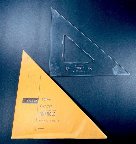 Vintage dietzgen triangle - vintage,