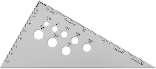 Aluminum inch calibrated - 6,
