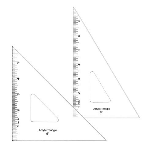 Pack triangle ruler - 2,