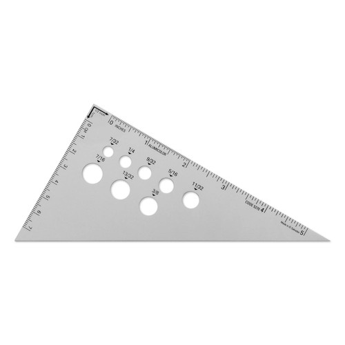 Aluminum inch calibrated - aluminum, 6
